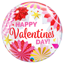 Any Single Printed 15" Bubble Balloon & 6 Latex Balloons in a Bouquet (various Options)