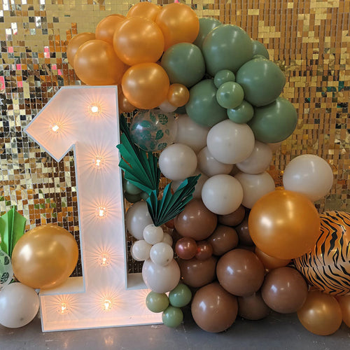 4ft Single Light Up Number - Options available