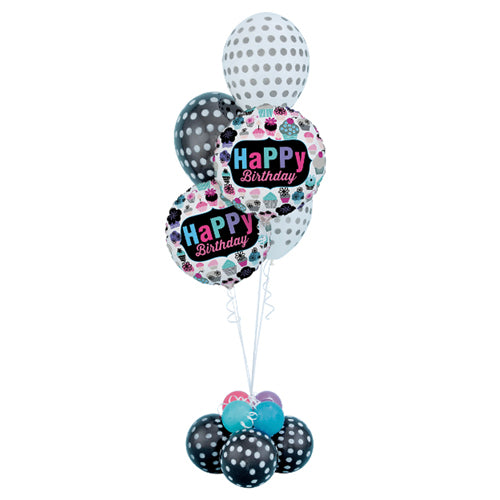 Choice of Any Two 18" Foils & 3 Latex inc air filled latex Base - Ideal any occasion