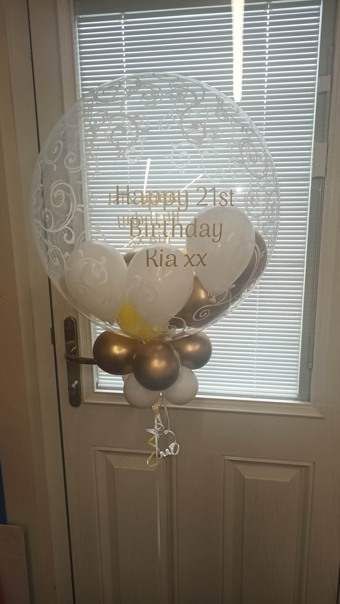 Best Seller!! Gum Ball Personalised Deco Bubble Balloon - Ideal for any occasion (various Options)