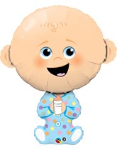 24" Baby Foil & Latex Balloon Bouquet (various Options)