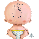 Beautiful Baby On The Moon balloon Stand