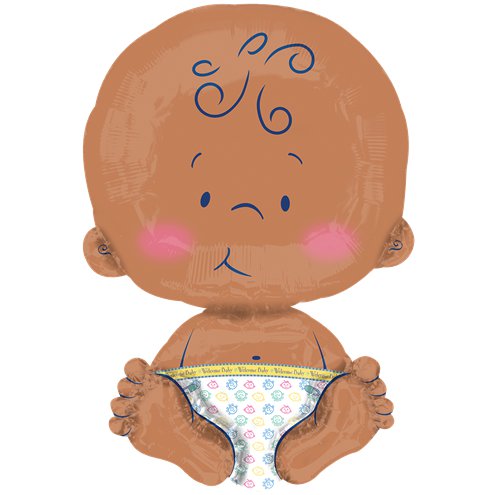 Beautiful Baby On The Moon balloon Stand