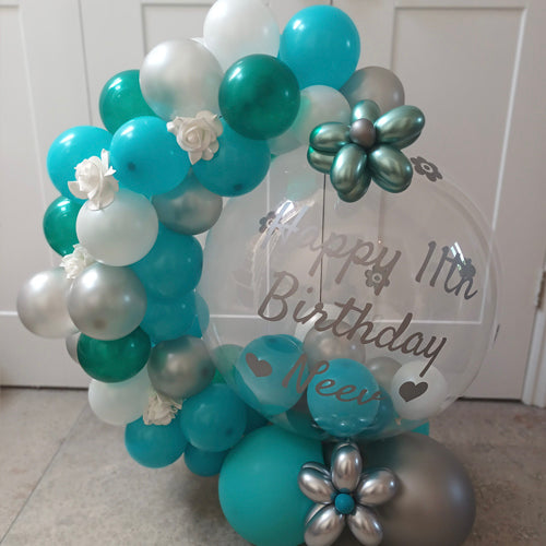 Personalised Beautiful Balloon Hug design ideal for any occasion & lasts days
