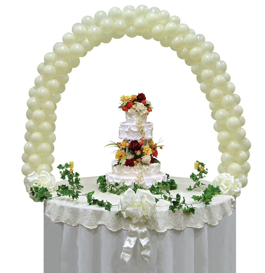 Airfilled Balloon Cake Table Arch