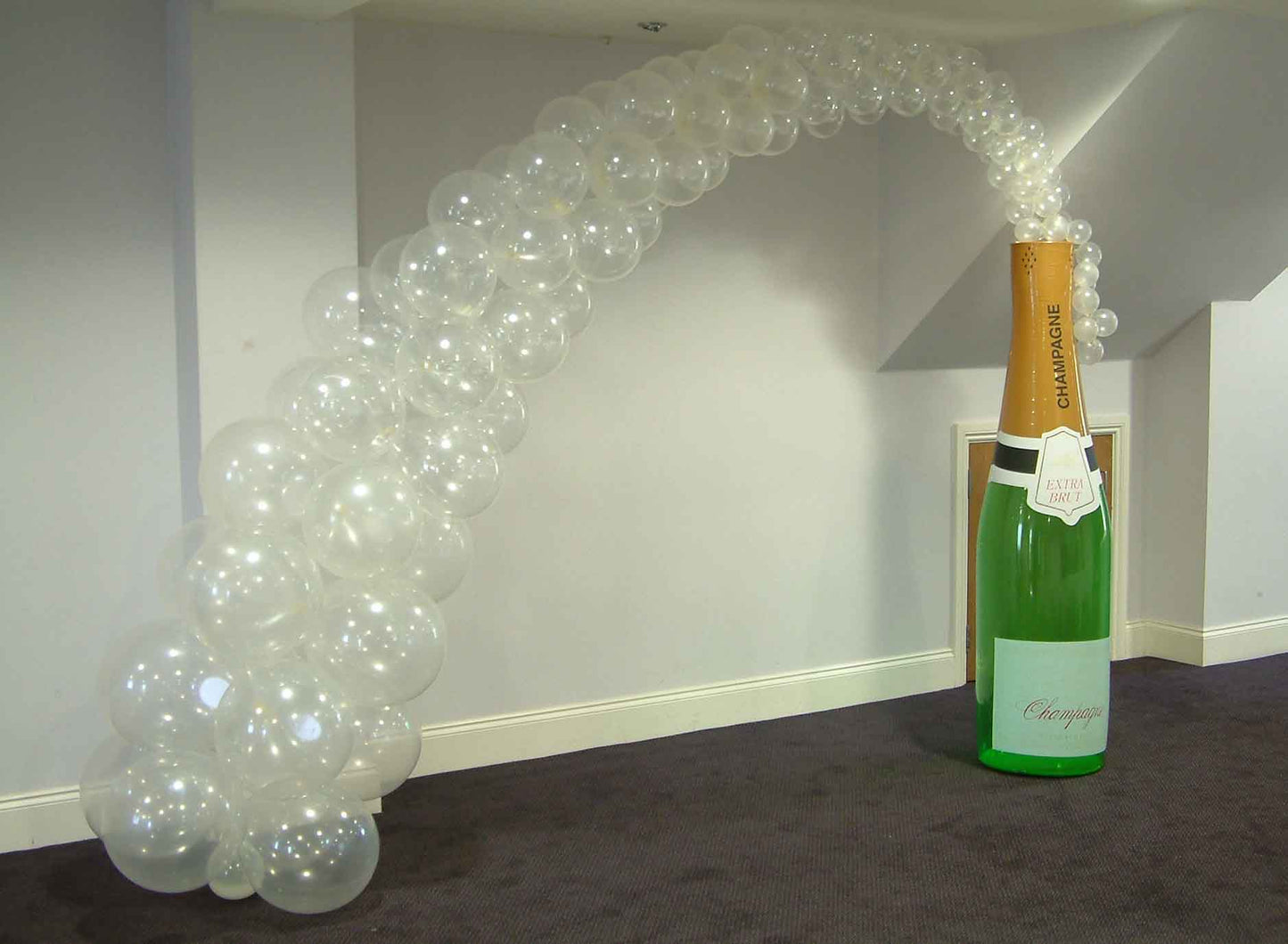 6ft Champagne Balloon Bottle Arch Ideal for any occasion