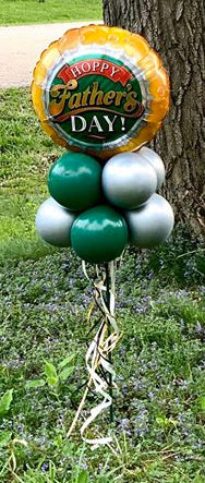 18" Top Balloon Yard Art - Great for outdoor events - Just stick in the garden