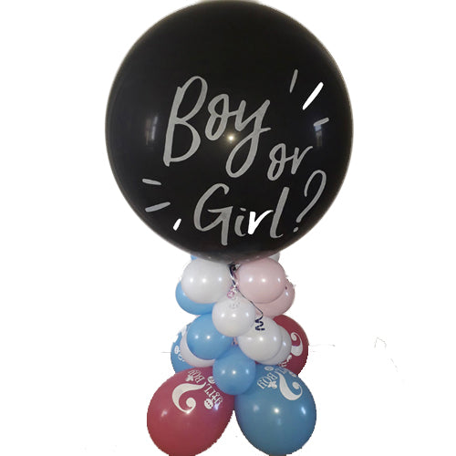 3ft Single Gender Reveal Balloon Stack