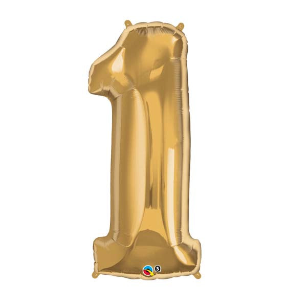 Any single 34" number balloon themed & personalised on a marquee base - Children's Balloon