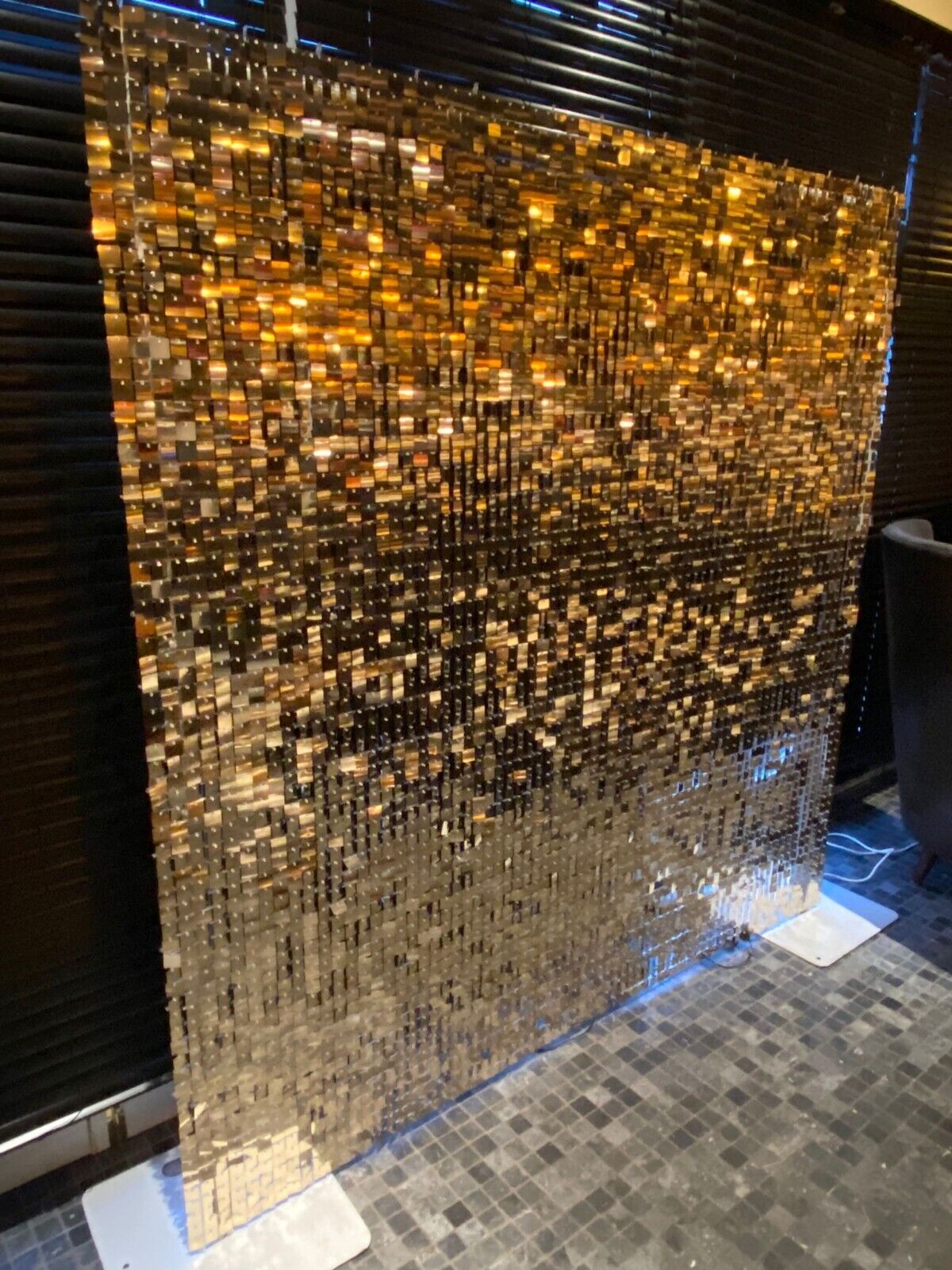 Elegant gold Sequin Wall  - (Various Options Available)