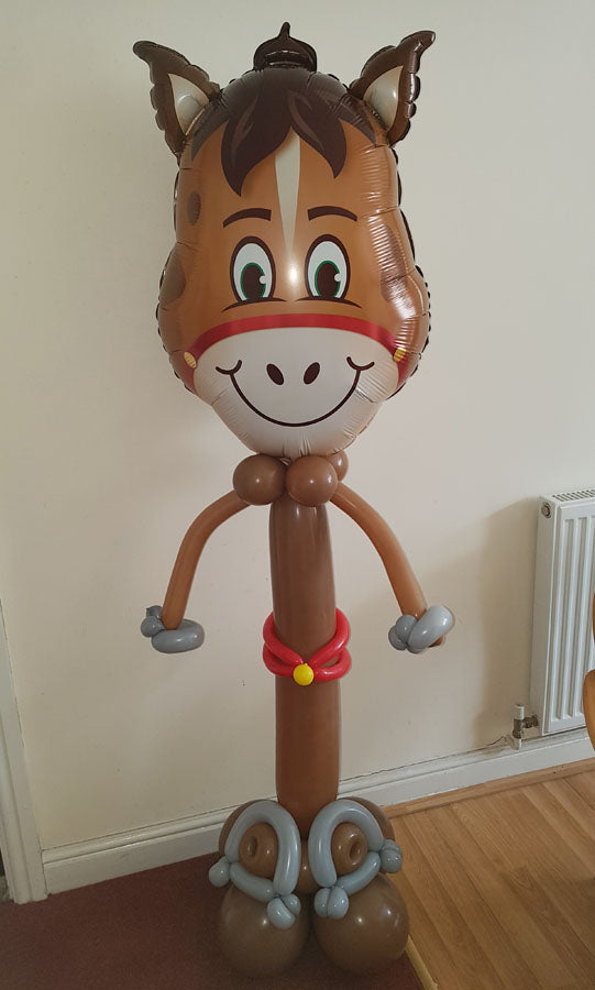4ft Animal Balloon Character - Airfilled and will last a few days (Various Options)