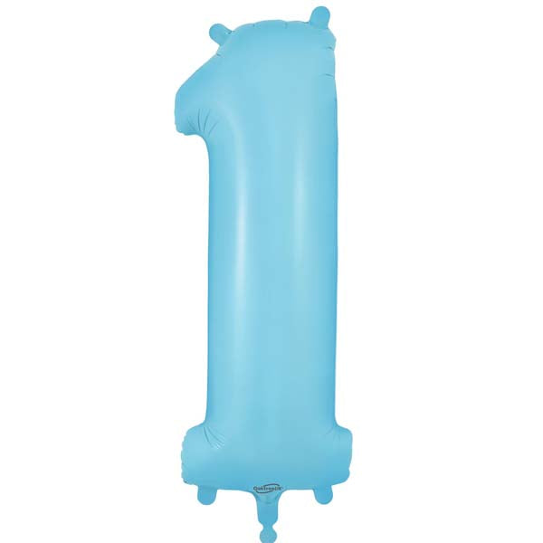 Any Single bubble balloon with one 34" number air filled on a balloon base