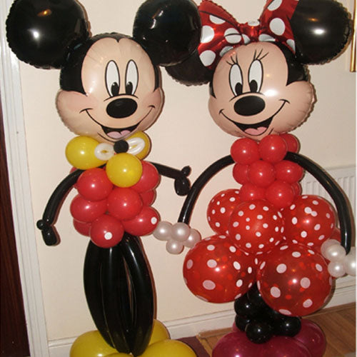 4ft Mickey Or Minnie Mouse Balloon Character - Various Options