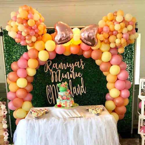 Minnie Or Mickey Mouse Ears Balloon Arch