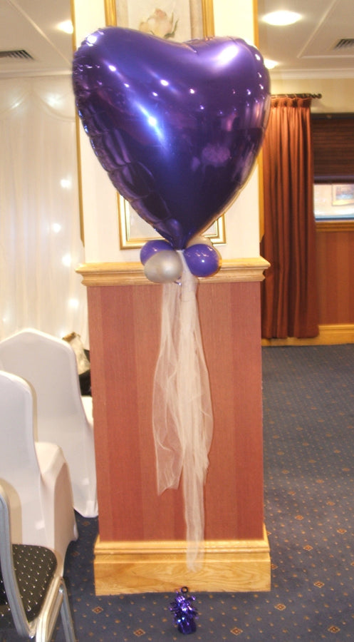 36" Floating Foil Shape Balloon - Helium Filled (will last a couple of days)