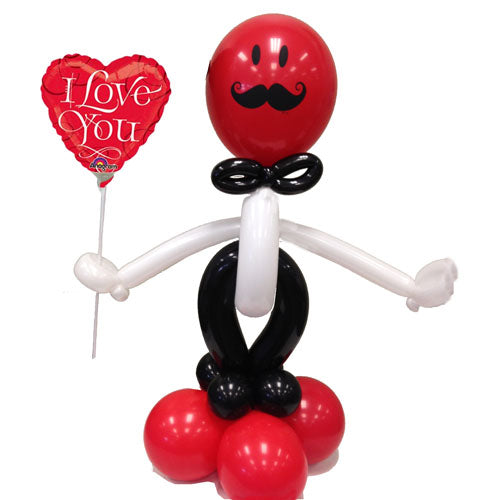 2ft Balloon Character With Mini 9" Balloon - Ideal any occasion