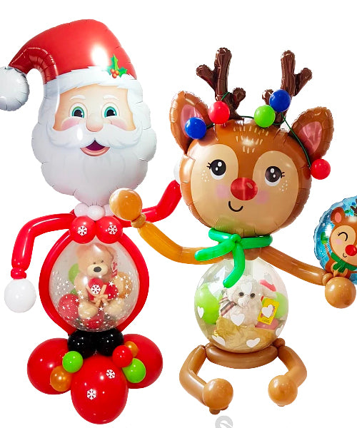 Stuffed Christmas Character Balloon - Various Options