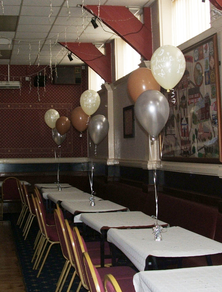 Three Latex Helium Balloons Bouquet