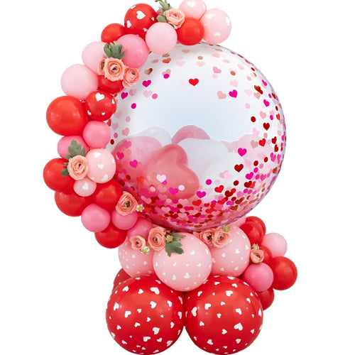 Personalised Beautiful Balloon Hug design ideal for any occasion & lasts days