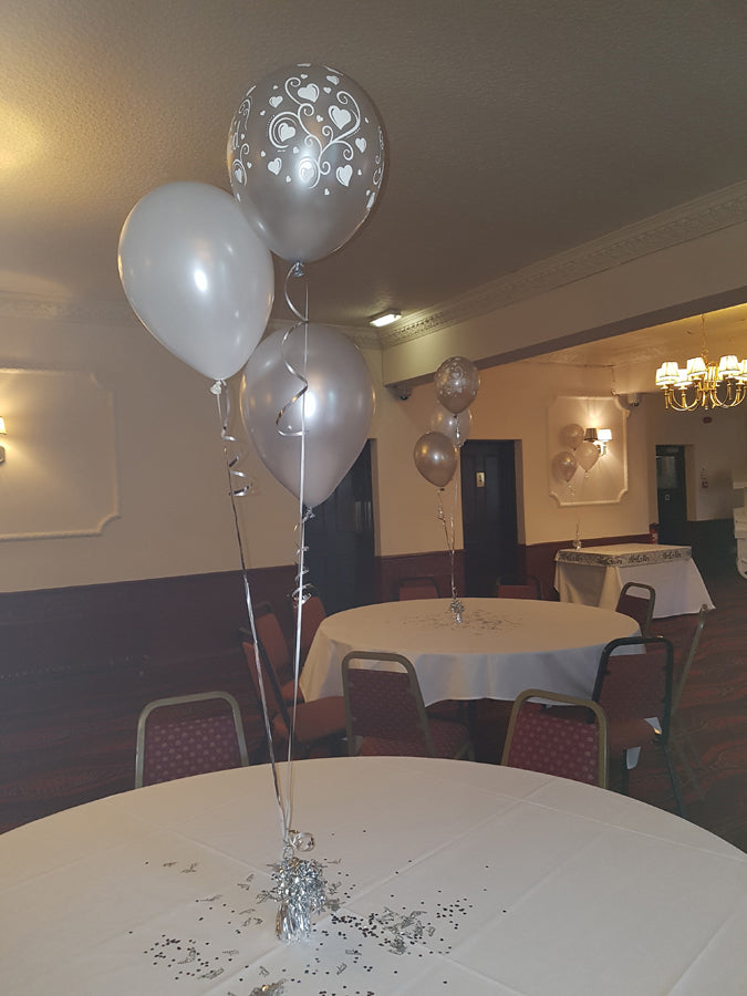 Three Latex Helium Balloons Bouquet