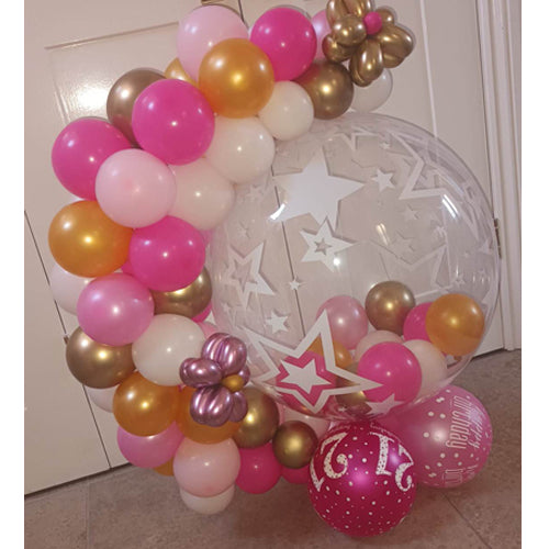 Personalised Beautiful Balloon Hug design ideal for any occasion & lasts days