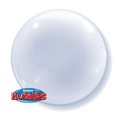 Feather Deco Bubble Balloon  Personalised one side - Ideal for any occasion (various Options)