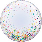 Feather Deco Bubble Balloon Personalised one side - Ideal for any occasion (various Options)