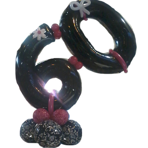 Deluxe Double 34" Number Balloon Stack