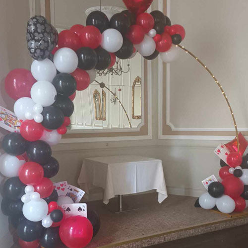 Half Hoop with Organic Balloon Garland - Various Options