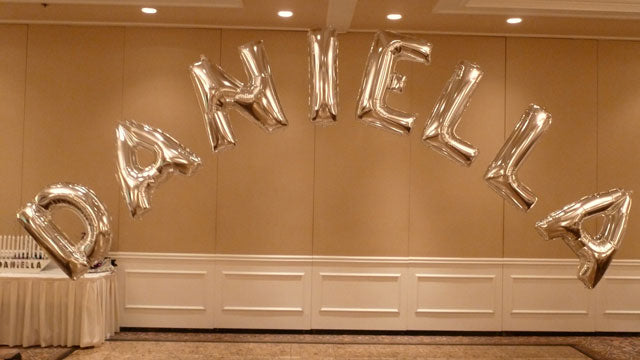 Any Name 34" Letter or Number Balloon Arch