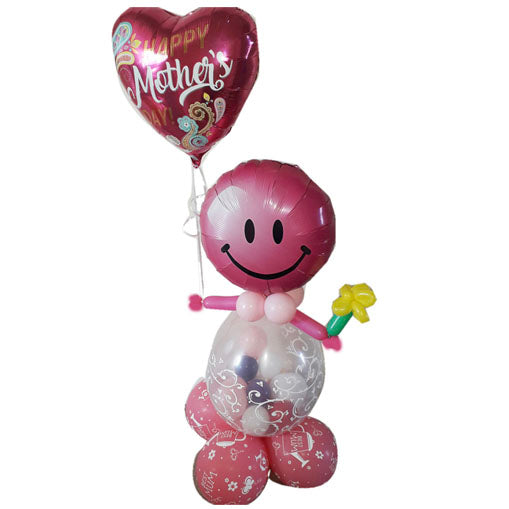 Balloon Stuffed Character With Foil balloon - Ideal for Any Occasion