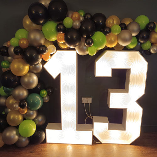Any Two Large 4ft Light Up Numbers