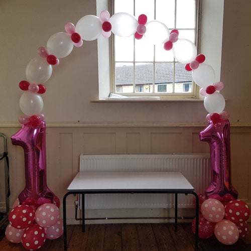 34" Number or Letter Link balloon Arch