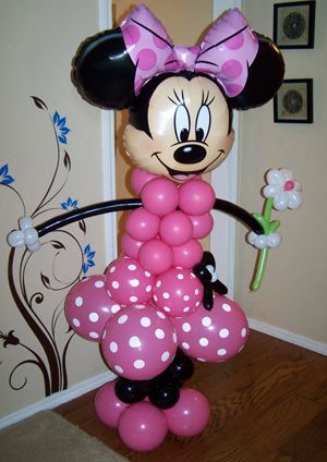 4ft Mickey Or Minnie Mouse Balloon Character - Various Options