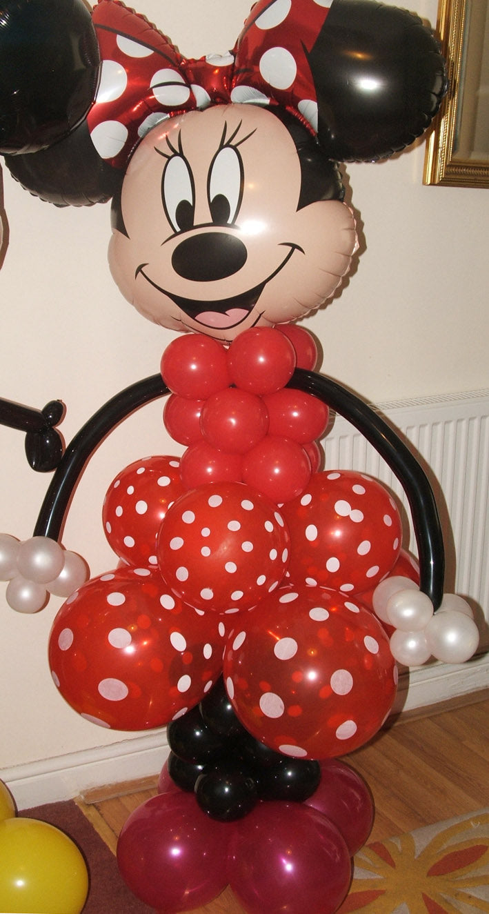 4ft Mickey Or Minnie Mouse Balloon Character - Various Options