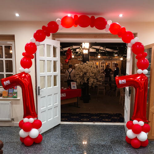 34" Number or Letter Link balloon Arch