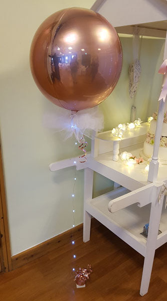 Single 16" Orbz Foil Helium Balloon with collars & weights - Ideal for any occasion (Various Options)