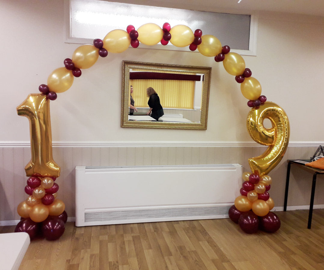 34" Number or Letter Link balloon Arch