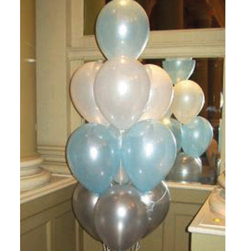 Nine Latex Helium Balloons Bouquet ideal for any occasion