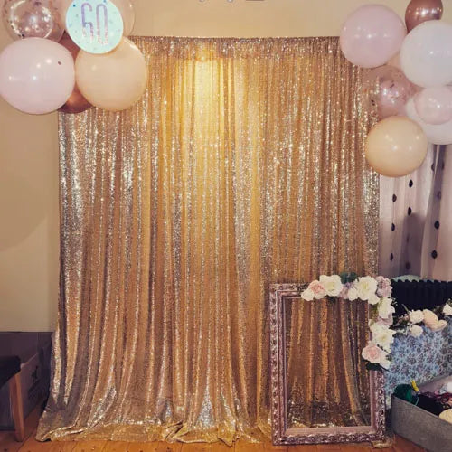 Beautiful Shimmer Curtain Backdrop