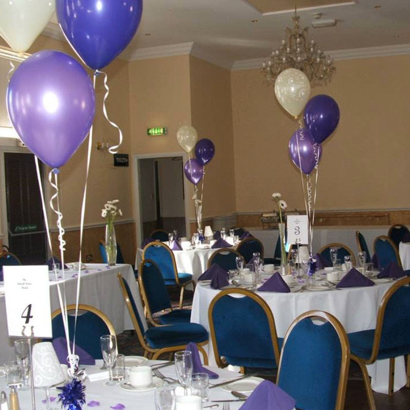Three Latex Helium Balloons Bouquet