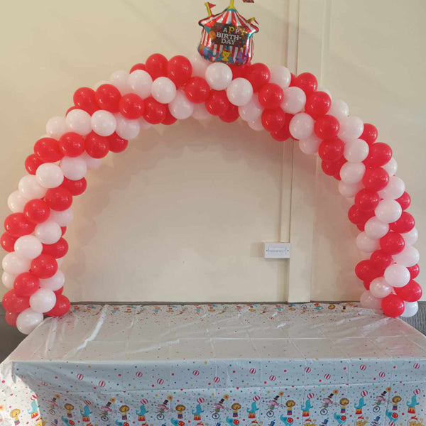 Airfilled Balloon Cake Table Arch