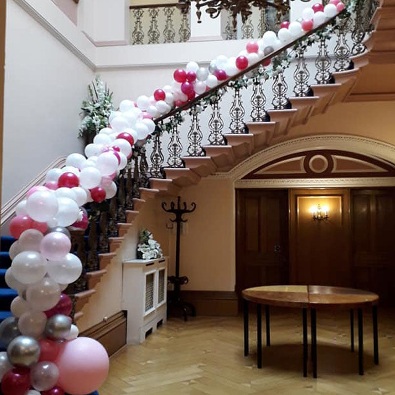 Organic Balloon Stair Case Garland