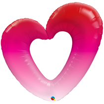 Any 36" Foil Balloon On Latex Base - Hearts Desire Balloon Decoration