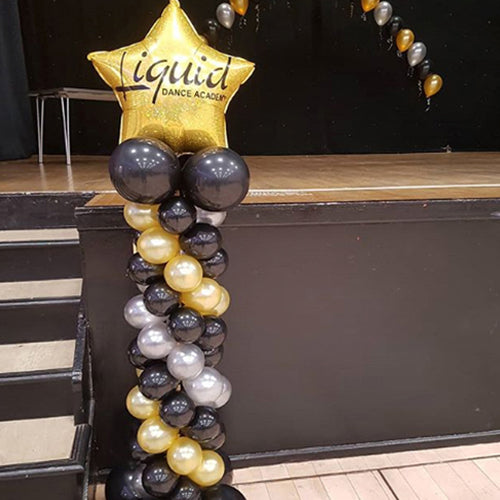 Any 18" Foil On A Latex air-filled balloon Column