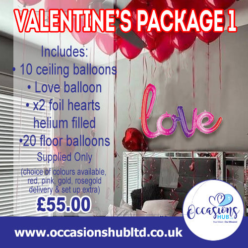 Valentines Package One - Make their day a special one