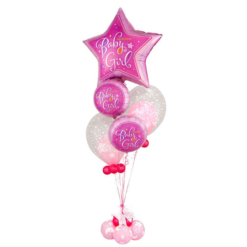 Any 36" foil balloon, with two Latex balloons & matching 18" foils bouquet