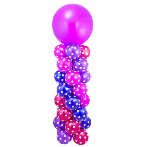 Any 3ft Round Balloon on a latex balloon column