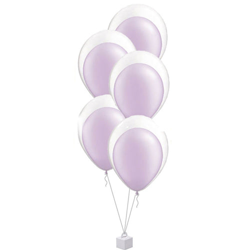 Set of Five 16" Double Latex Helium Balloon Bouquet