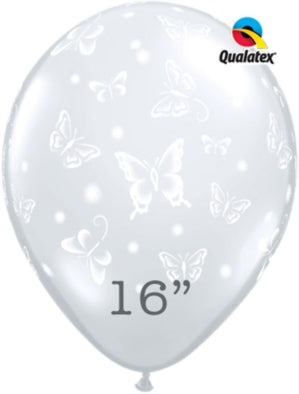 Set of Five 16" Double Latex Helium Balloon Bouquet